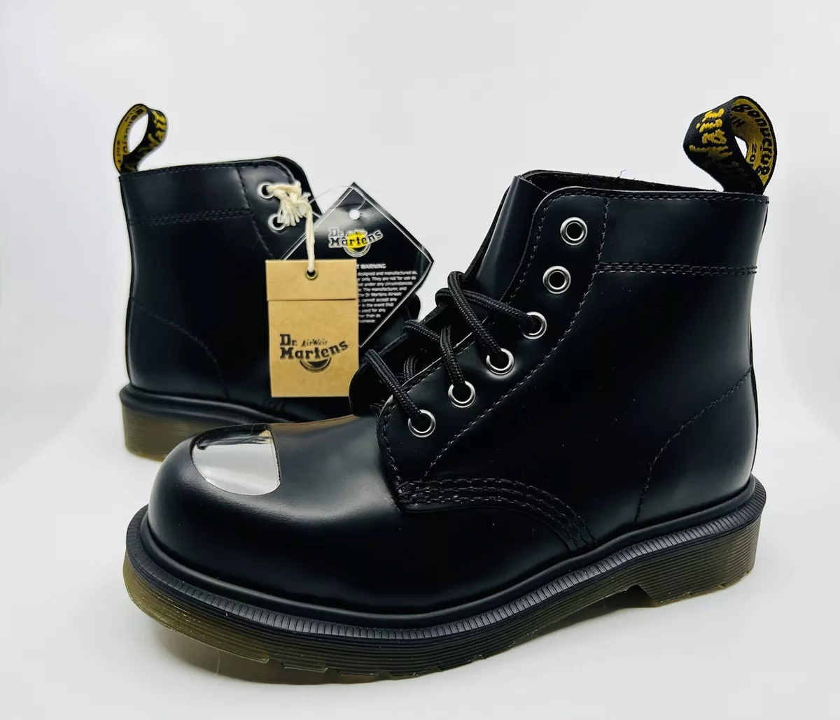 Engaño Justicia Mancha Dr Martens 101 Exposed Steel Toe Leather Ankle Boots Size Mens 4 Women's 5 | eBay Engaño Justicia Mancha Dr Martens 101 Exposed Steel Toe Leather Ankle Boots Size Mens 4 Women's 5 | eBay
