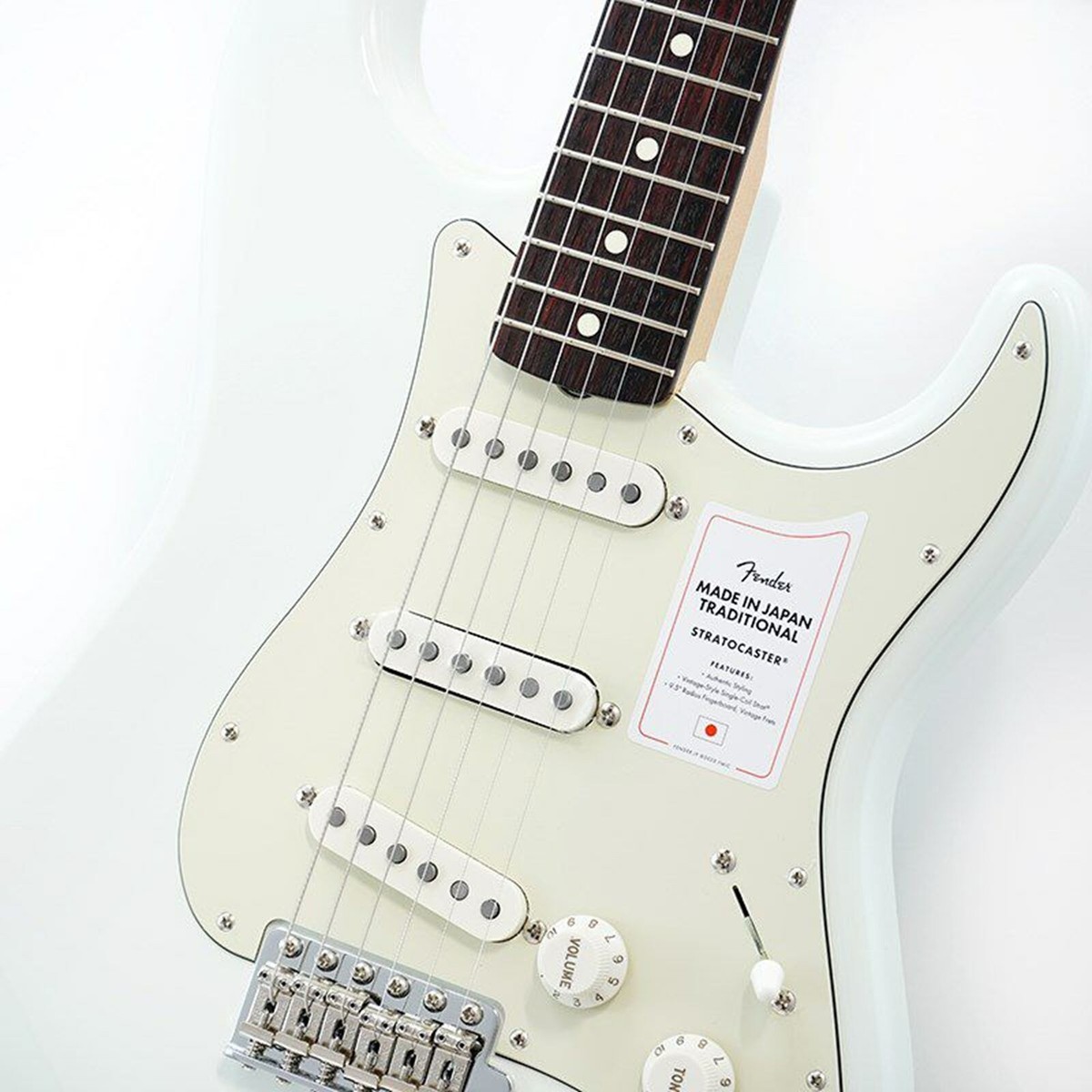 ギター Fender Japan 60s Stratocaster, White Fender Made in Japan Traditional 60s Stratocaster Olympic