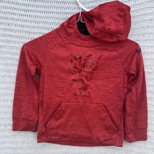 NIKE Hoodie Sweatshirt YOUTH Size 6M Red Just Do it Boys Hoody Sweater