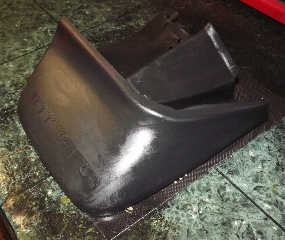 (1) 90-93 raro OEM USDM Acura Integra DA SK7 3 puertas protector contra salpicaduras de barro trasero derecho RR Foto 2 de 4