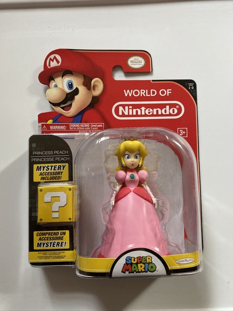 Princess Peach 4 Inch World of Nintendo Jakks Pacific Figure Wave 3 for sale online | eBay