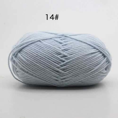 62 Colors Milk Cotton Skeins Hand Knitting Wool Baby Crochet Chunky Yarn 50g - Picture 37 of 87