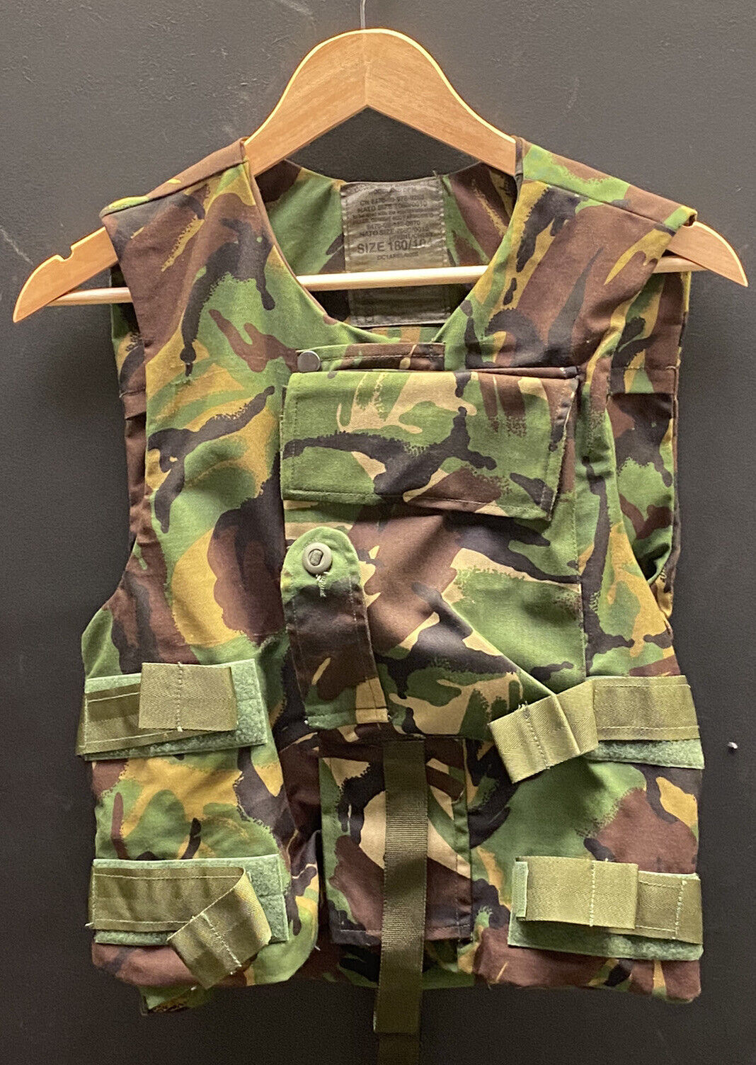 British Military Woodland DPM Camouflage Body Armour Cover Flak Jacket Vest