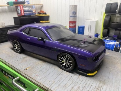 Kyosho Fazer Touring Car 1:10 Electric RC Dodge Challenger Purple Black Brushed