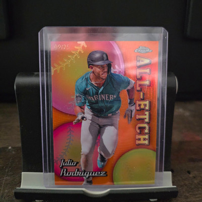 2024 Topps Chrome All-Etch Orange Julio Rodriguez /25