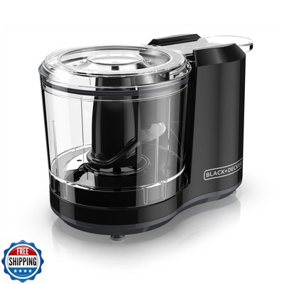 BLACK+DECKER 1.5-Cup Electric Food Chopper, One Touch Pulse, 150W Motor, Stay