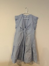 NWOT Steve Madden Light Blue Shirt Dress No Size Tag Measurements In Description