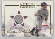 2002 Fleer Platinum National Patch Time 30/110 Todd Helton Patch HOF 0b2