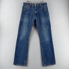 Levis Jeans Mens 32x32 Fits 31x31 Blue Denim 517 Bootcut Cotton Denim Y2K