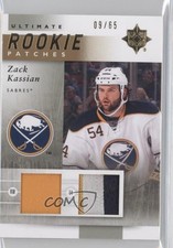 2011-12 Ultimate Collection Rookie Jerseys 9/65 Zack Kassian #URJ-ZK Patch 0v1