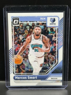 Marcus Smart 2024-25 Optic International White PRIZM #'d 10/15 Grizzlies No. 213