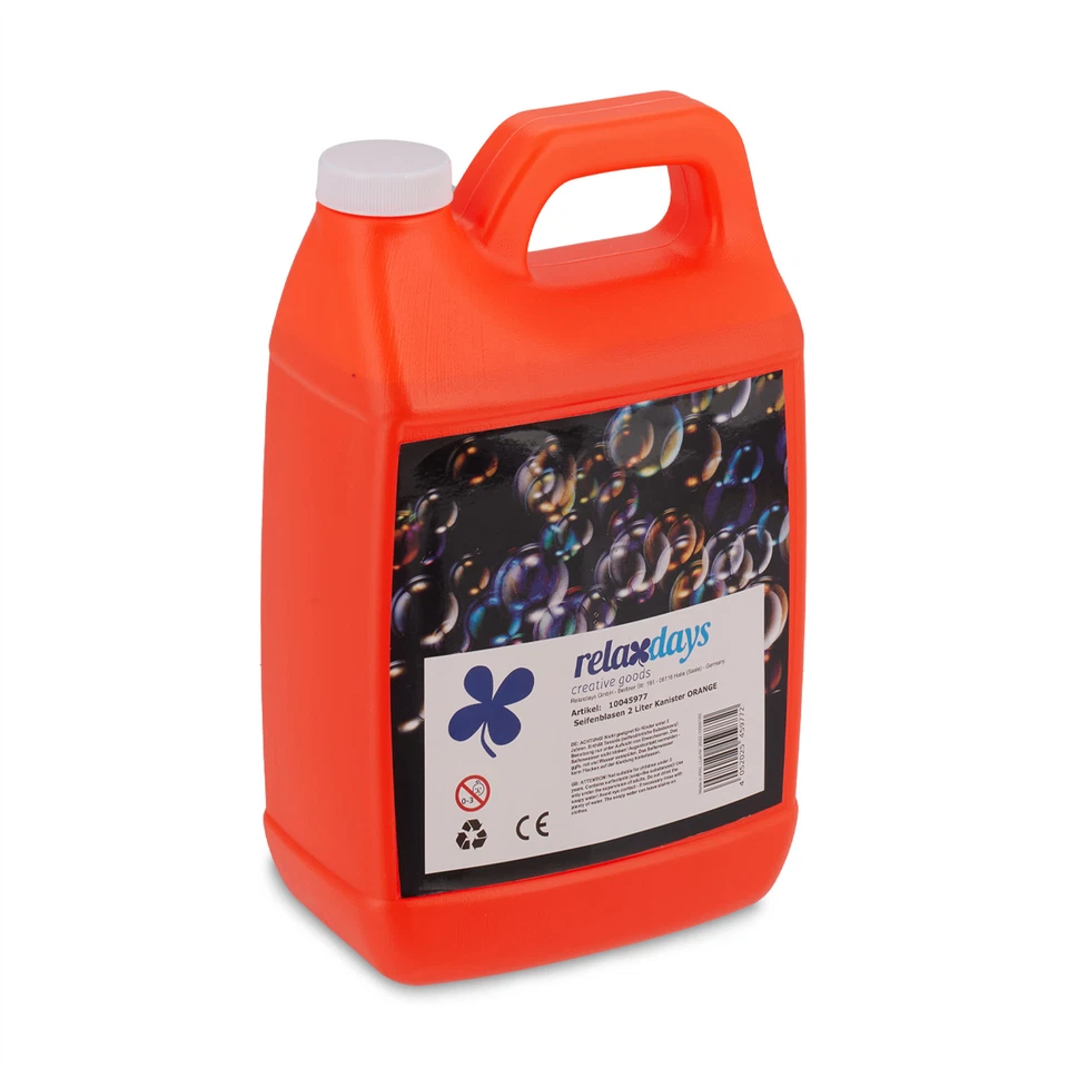 Seifenblasen nachfüllkanister Seifenblasenflüssigkeit Seifenblasenlösung