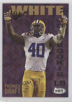 2019 Sage Hit Premier Draft Gold Devin White #97 Rookie RC 0i4k