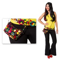 Bunte Hippie Tasche FüR Damen Batik Damentasche Woodstock Flower Power