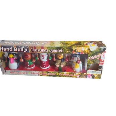 Batteriebetriebenes Weihnachtsquintett Handglocken Set mit Fernbedienung ungetestet!