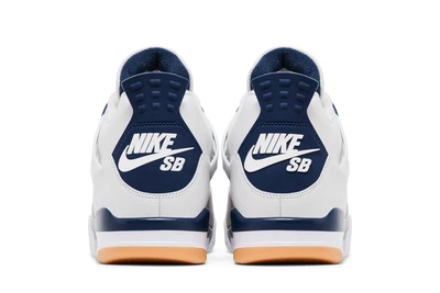 ナイキ SB x エア ジョーダン 4 ネイビー 27cm Nike SB x Air Jordan 4 'Navy' - YouTube