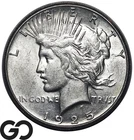1925-S Peace Dollar, Flashy Choice BU Better Date