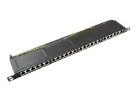 Helos Patch Panel Cat 6 19 Inch 1U Patch Panel Ethernet 24-Port 146868