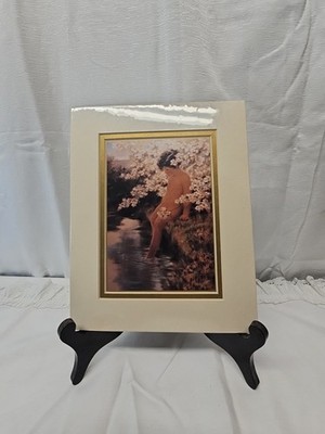 Vintage Bessie Pease Gutmann ''Spring'' Litho Frameable 8x10 Matte Angel Pink...