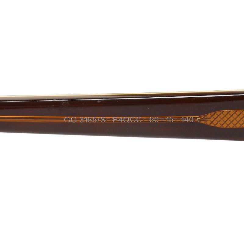 GUCCI Sunglasses GG3165 S Brown Plastic Ladies GUCCI Used thumbnail 7