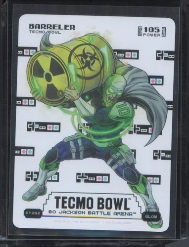 Bo Jackson Battle Arena Tecmo Bowl #ST252 Barreler Sore Thumb Battlefoil