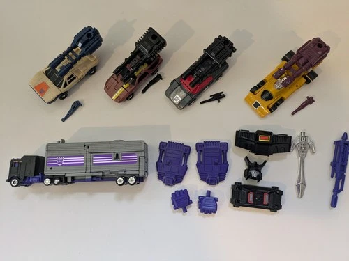 Transformers G1 Stunticons 1985 Complete Set Vintage Hasbro