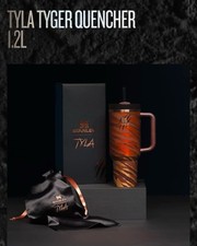 Stanley Cup x Tyla Tyger 40 oz Quencher H2.0 Flowstate Tumbler molto elegante 1,2 ml