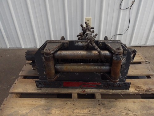D&P 20BEF5L6G HYDRAULIC WINCH, 20,000 LB, #86323G USED - Picture 6 of 6