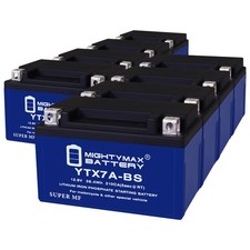 Mighty Max YTX7A-BS LIFEPO4 12V 6AH Lithium Iron Phosphate Battery - Pack of 8