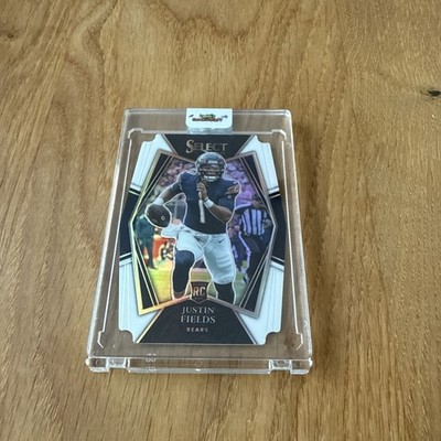 NFL Card Justin Fields 2021 Select Rookie White Die Cut /99 Chicago Bears