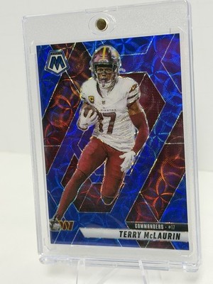 2025 Mosaic Blue Scope Prizm Terry McLaurin #182 Commanders