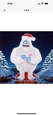 3.3 Ft Light Up BUMBLE Abominable Snowman Christmas Yard Decor Flat-tastic NEW