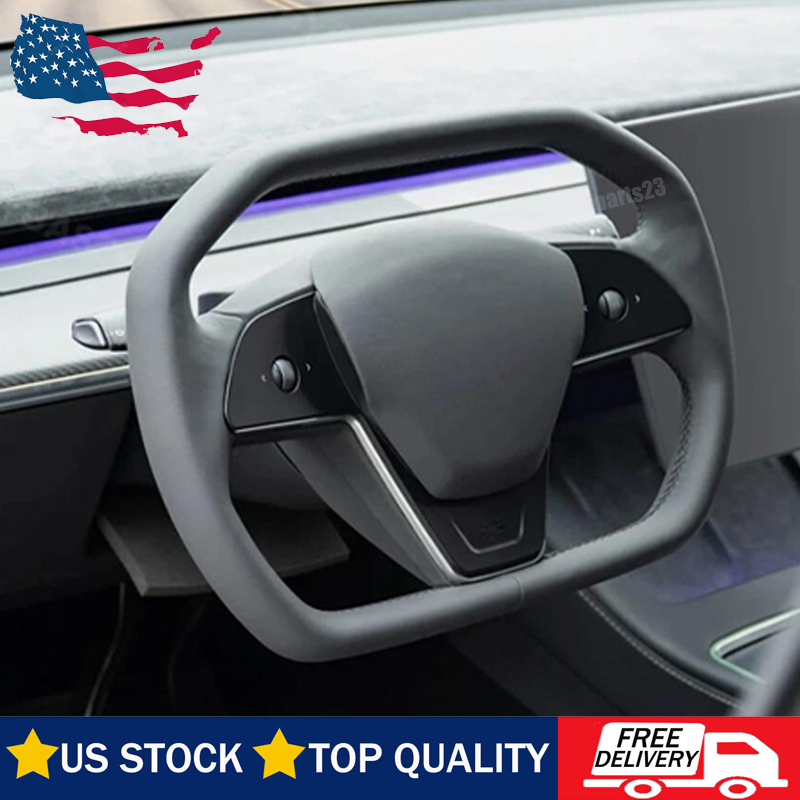 Upgrade Cybertruck Yoke Steering Wheel For Tesla Model 3 Model Y 16-23 w/Heated