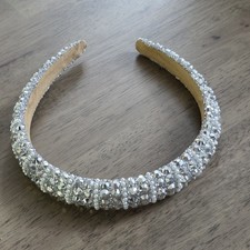 Rhinestone Pearls Headband