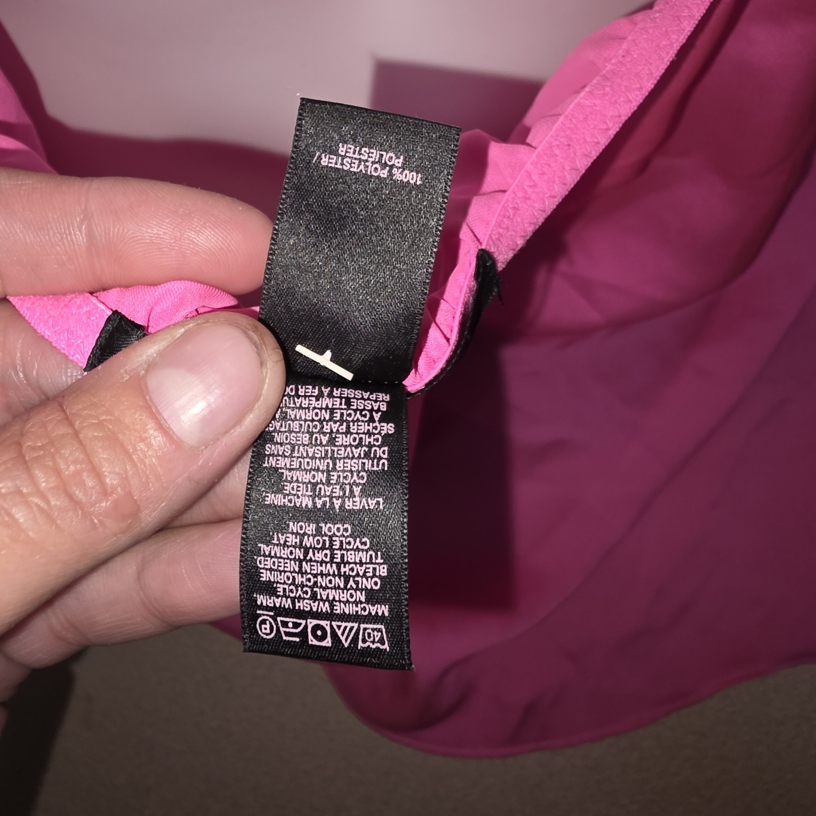 Rare Victoria's Secret Very Sexy Hot Pink Strappy Back Short Nightie Size Large image 9