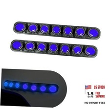 Car Bumper Protector Strips, Automotive Bumper Reflective Anti 2 PCS Blue