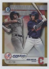 2018 Bowman Draft Gold Refractor 31/50 Bo Naylor Anthony Seigler Noah 0j19