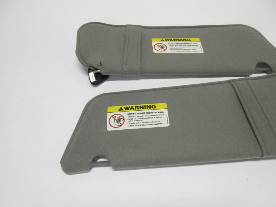 1989-2006 Ford Ranger CINZA ESCURO Sun Visors Sun Shade Sunvisor PAR DE PANO FABRICANTE DE EQUIPAMENTO ORIGINAL - Imagem 4 de 4