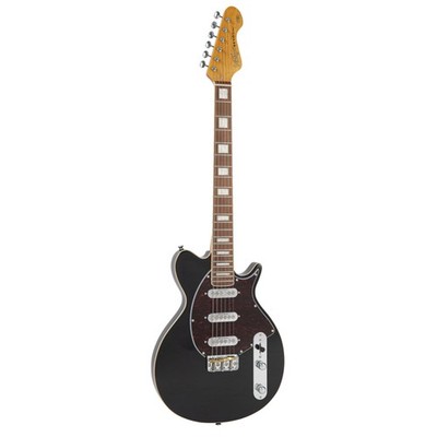 Vintage REVO VRV800BK Vision Boulevard Black - E-Gitarre