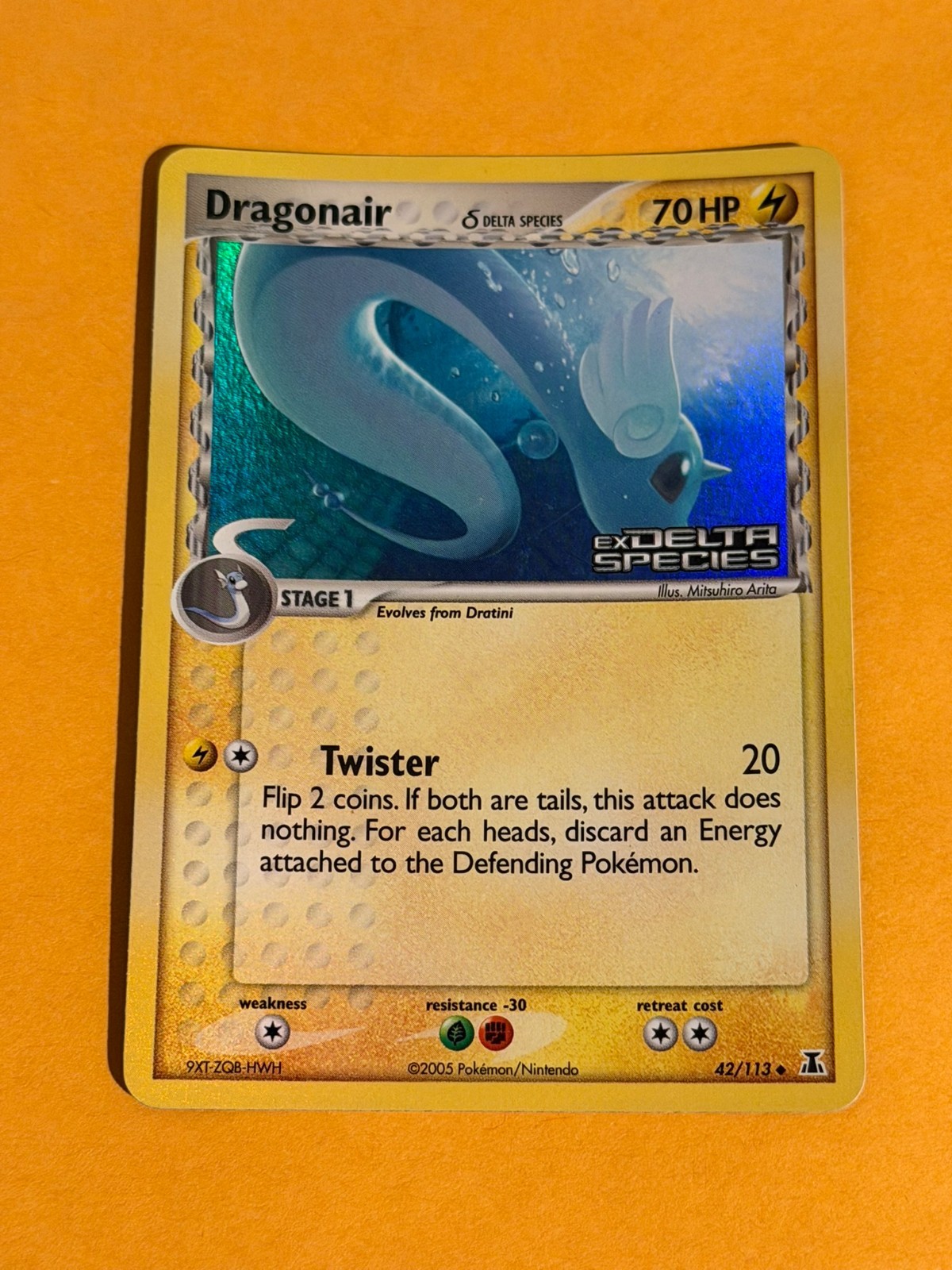 2005 Pokemon EX Delta Species Dragonair Reverse Holo #42/113 NEAR MINT NM A
