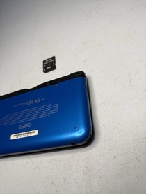 Nintendo 3DS XL Handheld Blue/black TESTED WORKING W/ Charger & SD Card bundle