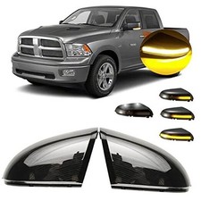 Sequential LED Side Mirror Turn Signal Light and Housing Driver smoked