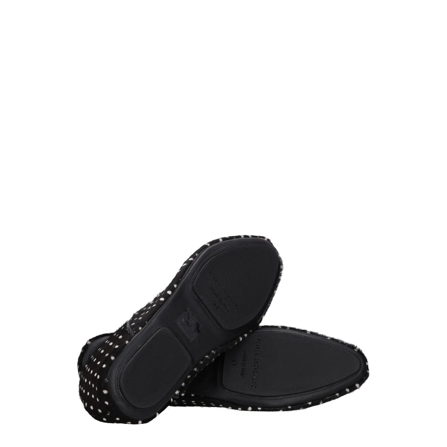 HAIDER ACKERMANN Mens Slip On Shoes Flat Black Leather Polka Dot EU 41 RRP 690 image 8