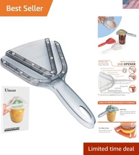 Ergonomic Jar Opener for Seniors - Easy Twist Off Blue Kitchen Gadget