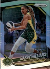 2025-26 Panini Prizm WNBA Blue Velocity Prizms Gabby Williams Seattle Storm #77