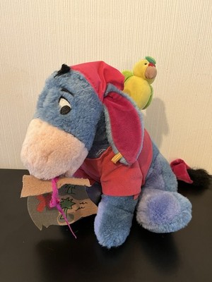 Vintage Walt Disney Eeyore als Pirat verkleidet weicher Plüsch Winnie Puuh