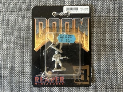 Reaper Miniatures Classic Doom Zombie With Autorifle 66602 1996 id Software