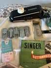 Vintage Singer Sewing Machine Buttonholer In Original Box + Booklet Extra Items — photo 5