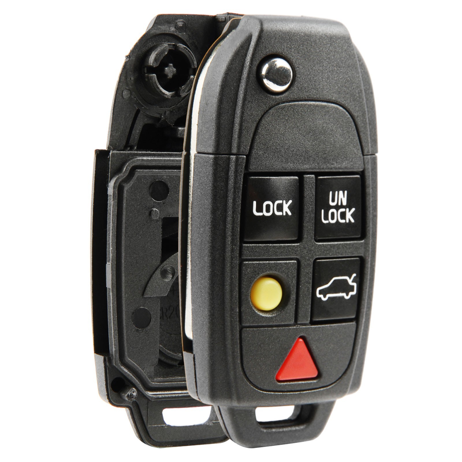 Remote Flip Key Fob Shell Case For Volvo (LQNP2T-APU)