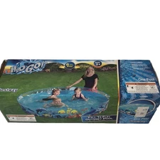 H2O Go! Pool Odyssey Swim 6’x6’x15” Kid 3+ Heavy-duty Sturdy 250 Gal. Bestway